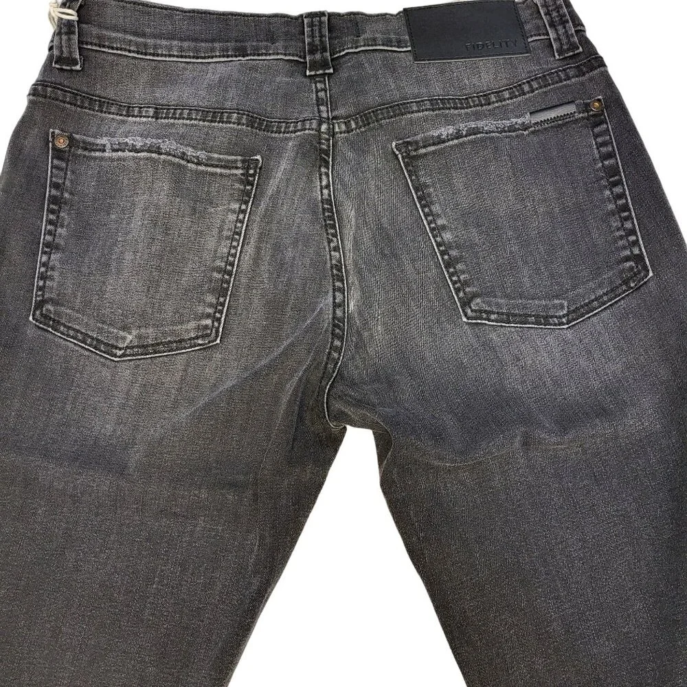 Fidelity Men's Hendrix Denim Indie Skinny Steel Wash Jeans 31x32 NWT $195 - Picture 5 of 14